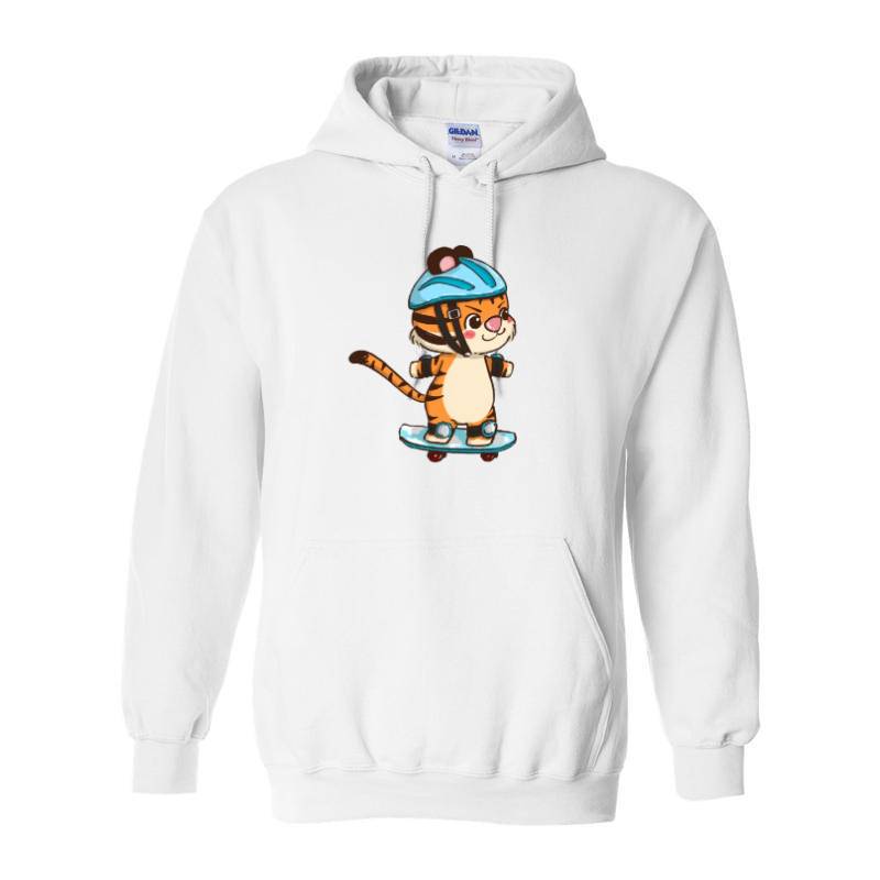 Skating Cat Hoodie