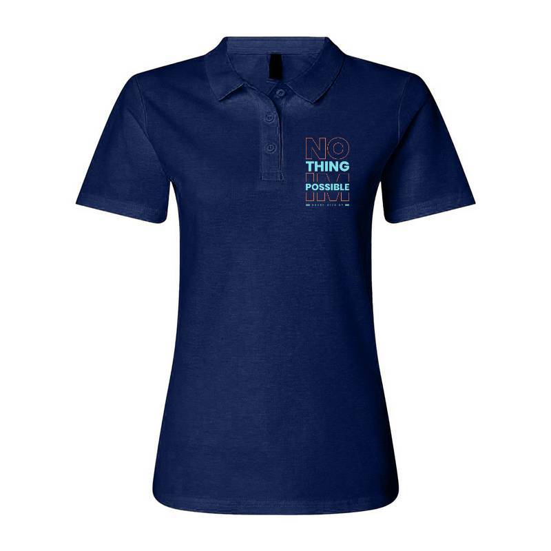 Never Give Up Polo T-Shirt