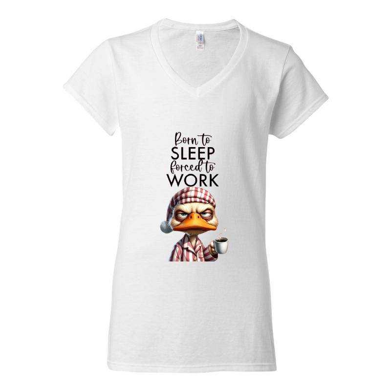 Angry Duck V-Neck T-Shirt