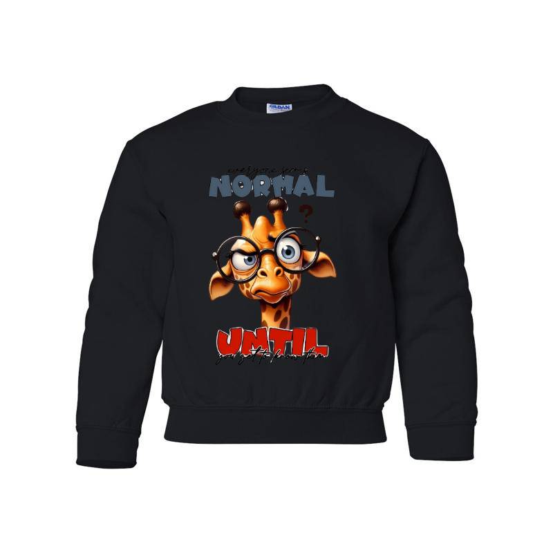 Giraffe Youth Crewneck Sweatshirt 