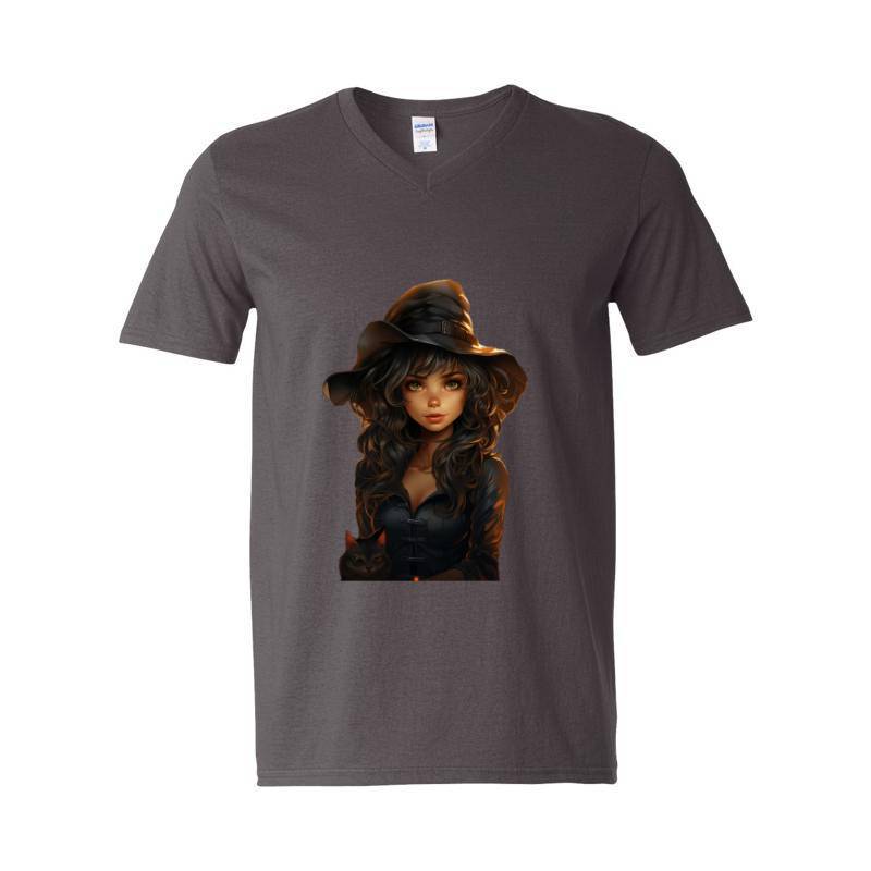 Halloween Girl V-Neck T-Shirt