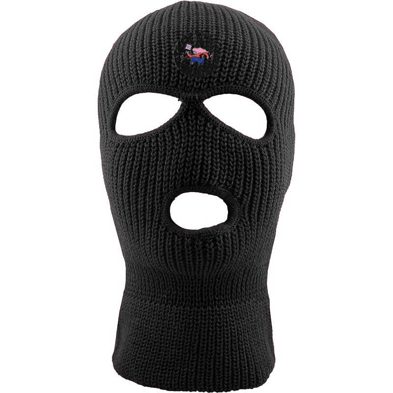 KEEP PUSHING FORWARD Three hole mask