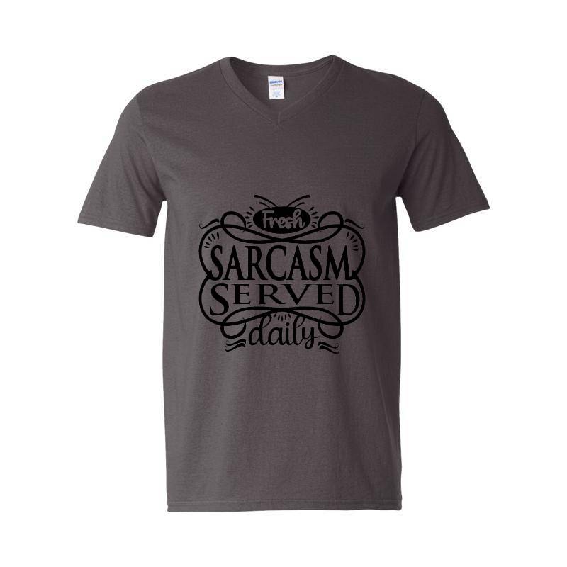 Sarcasm served V-Neck T-Shirt