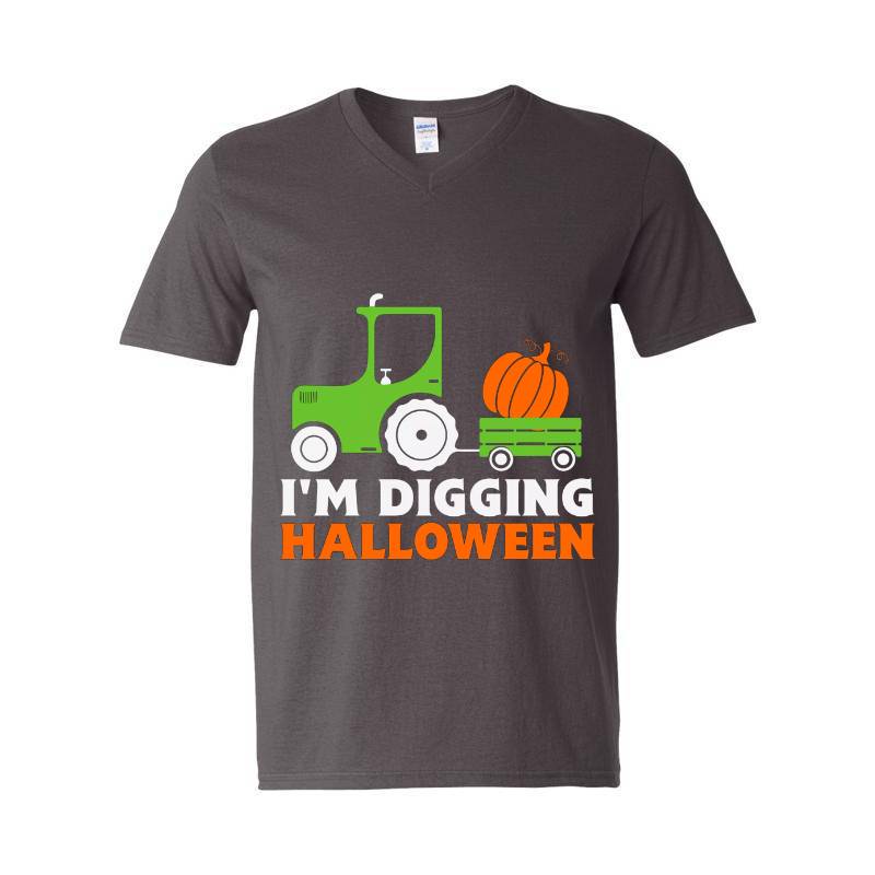 Im Digging Halloween V-Neck T-Shirt