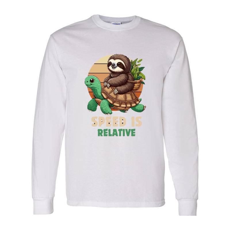Speed Is Relative Long Sleeve Shirt
