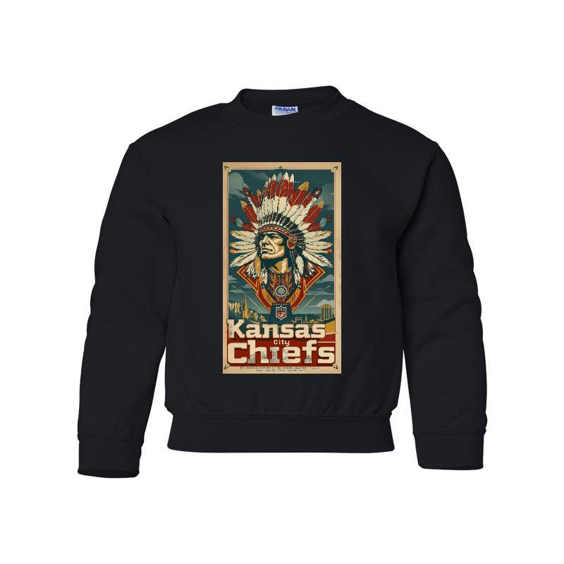 Kansas City Chiefs Youth Crewneck Sweatshirt 