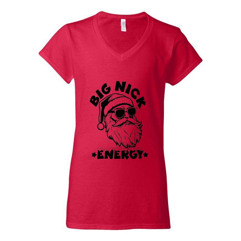 Cristmas Santa V-Neck T-Shirt