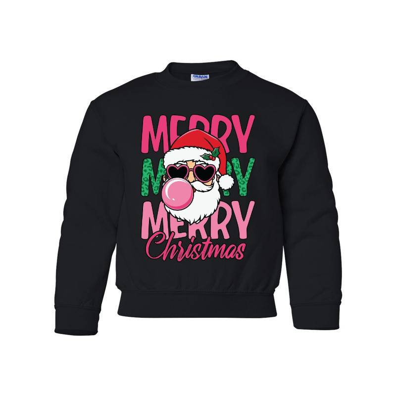 Merry Merry Merry Youth Crewneck Sweatshirt 