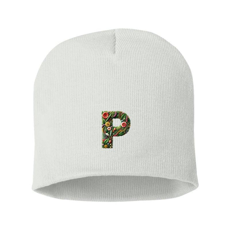Letter P Beanie