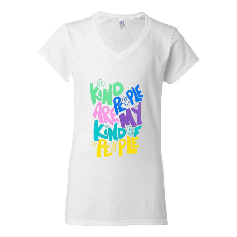 Kind People V-Neck T-Shirt