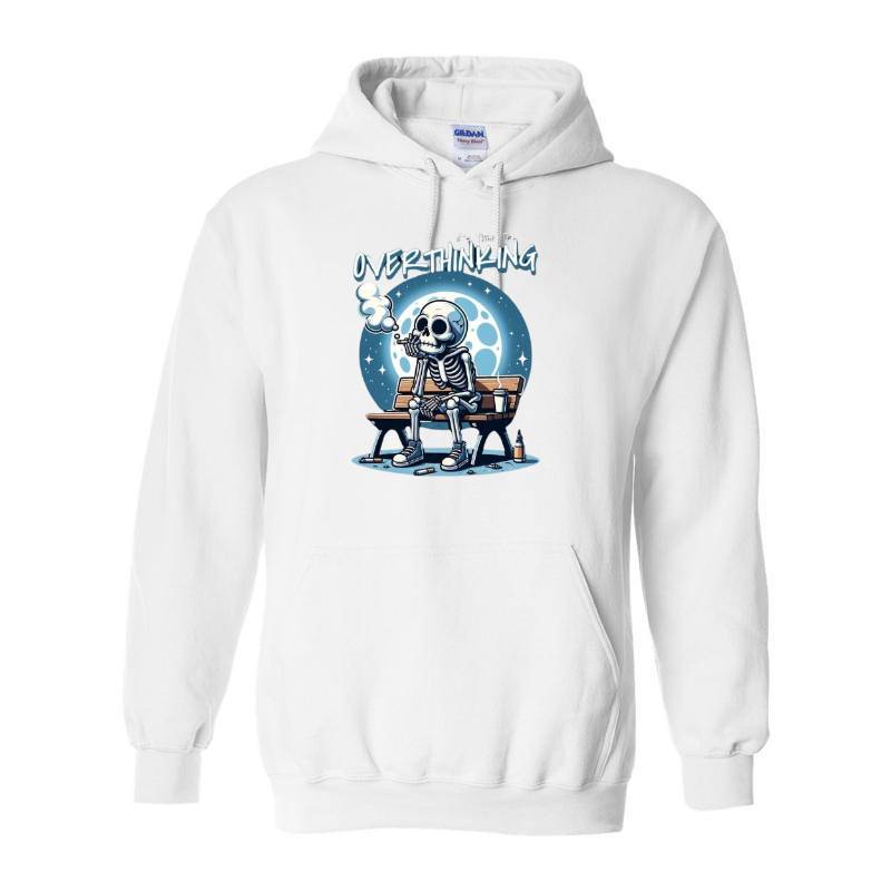 Overthink Skull Hoodie