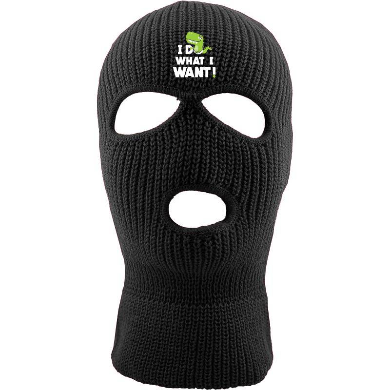 I Do What I Want Three hole mask