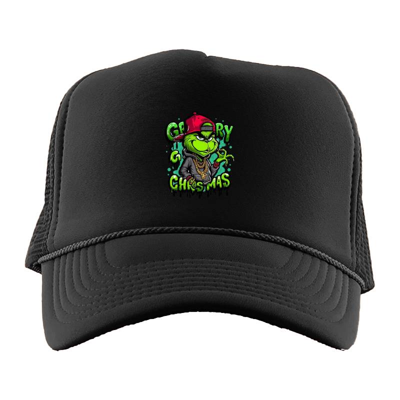 Grinch Christmas Trucker Hat