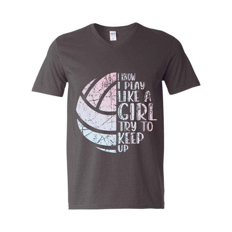 Play Like A Girl V-Neck T-Shirt