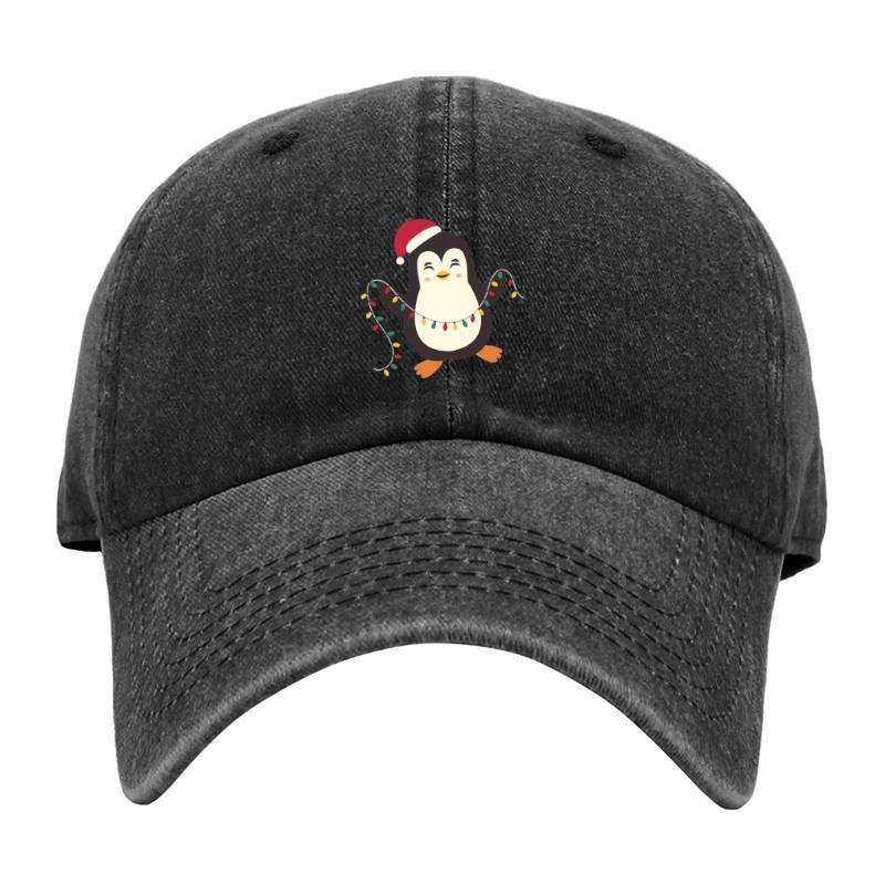 Cristmas penguin Baseball Cap