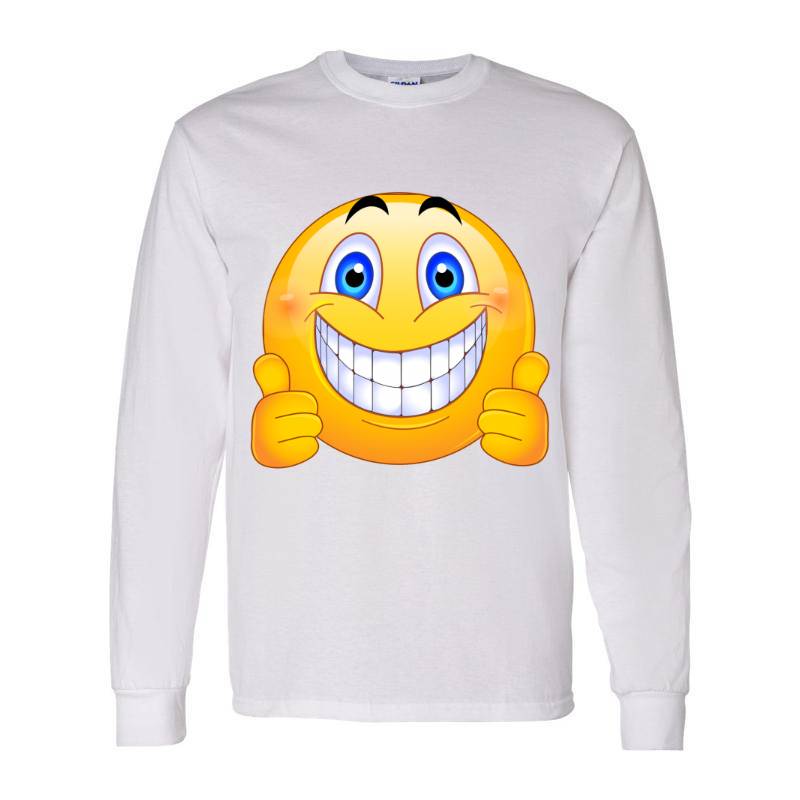 Smile Happy Yes Long Sleeve Shirt