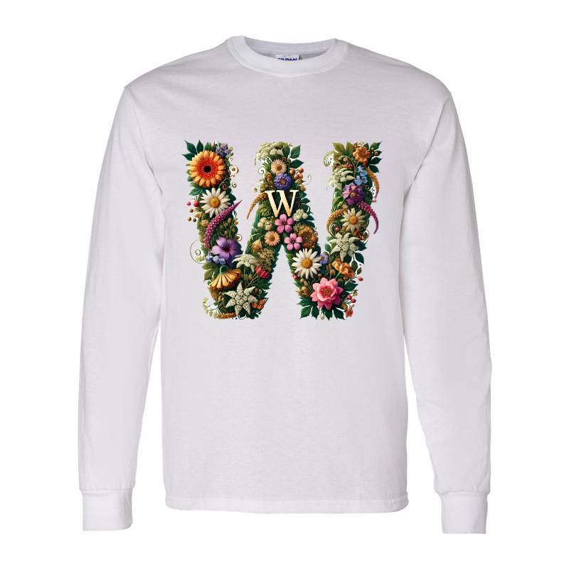 Letter W Long Sleeve Shirt