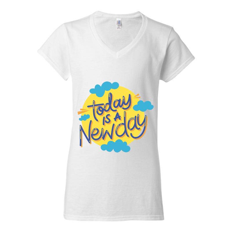 Today is a new day V-Neck T-Shirt