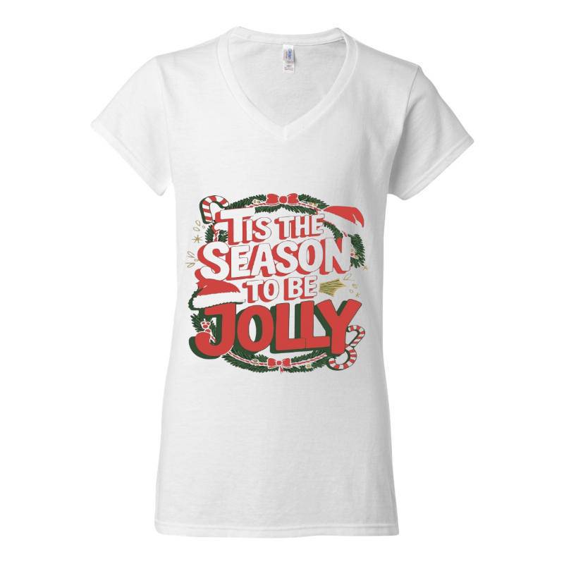 Jolly Season V-Neck T-Shirt