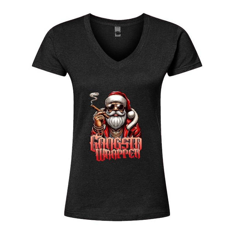 Cristmas Santa V-Neck T-Shirt