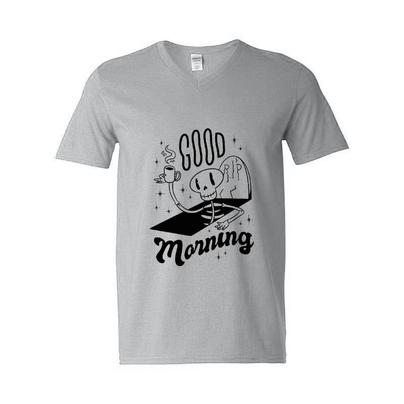 Good Morning V-Neck T-Shirt