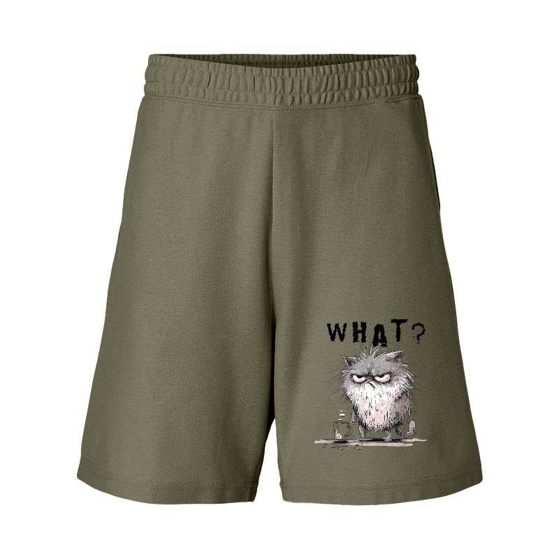 Funny Cat Coffee Sarcastic Meme Frazzled Cat Debie Short