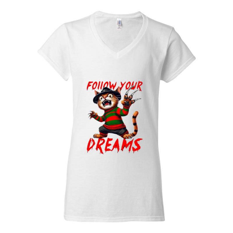 Follow Your Dreams V-Neck T-Shirt