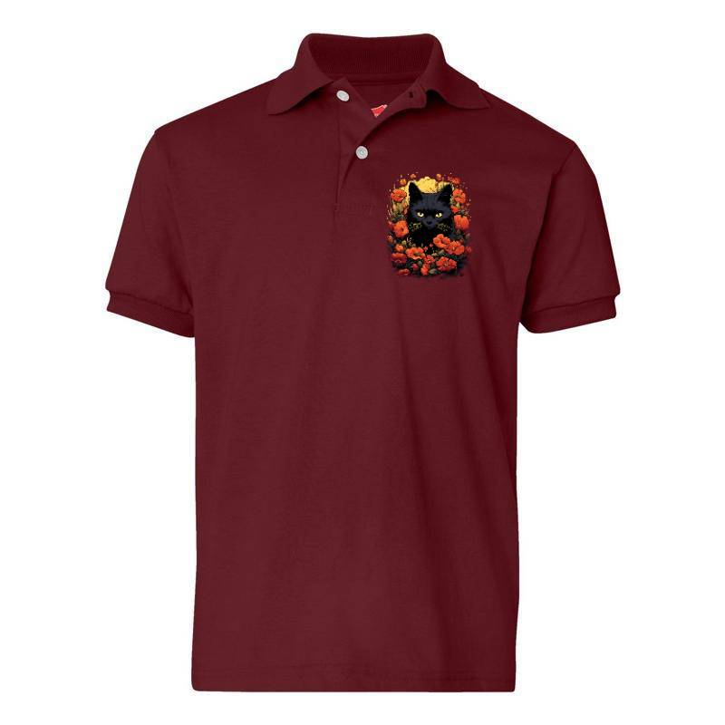 Sly Cat Ladies Polo T-Shirt