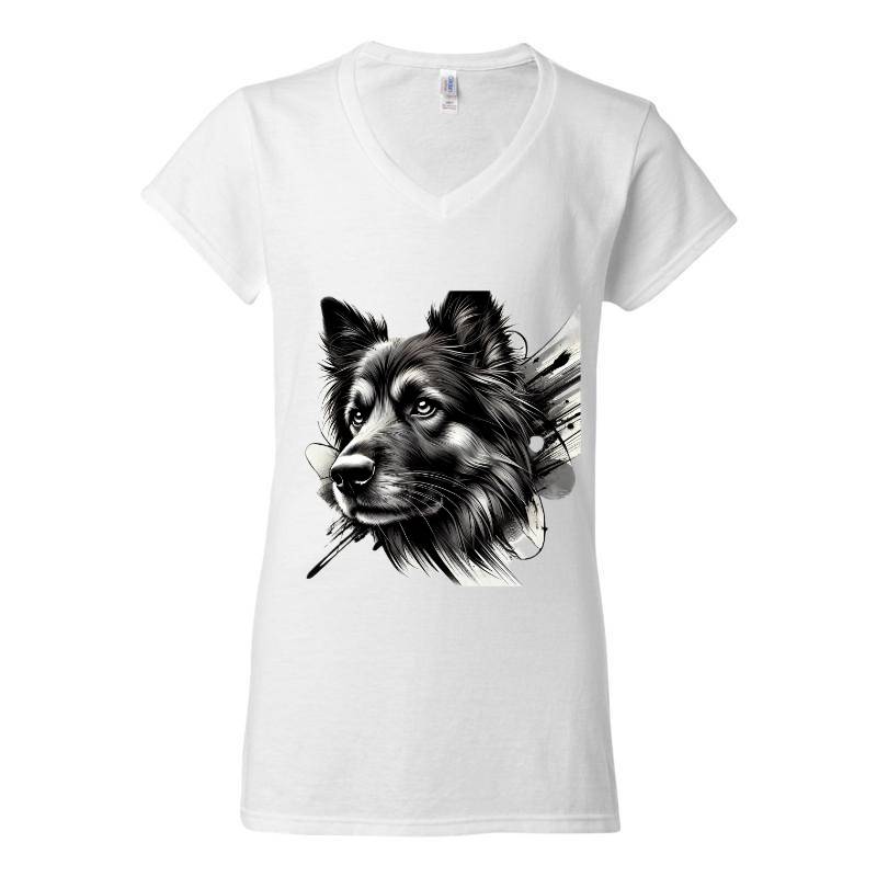 My Dog V-Neck T-Shirt