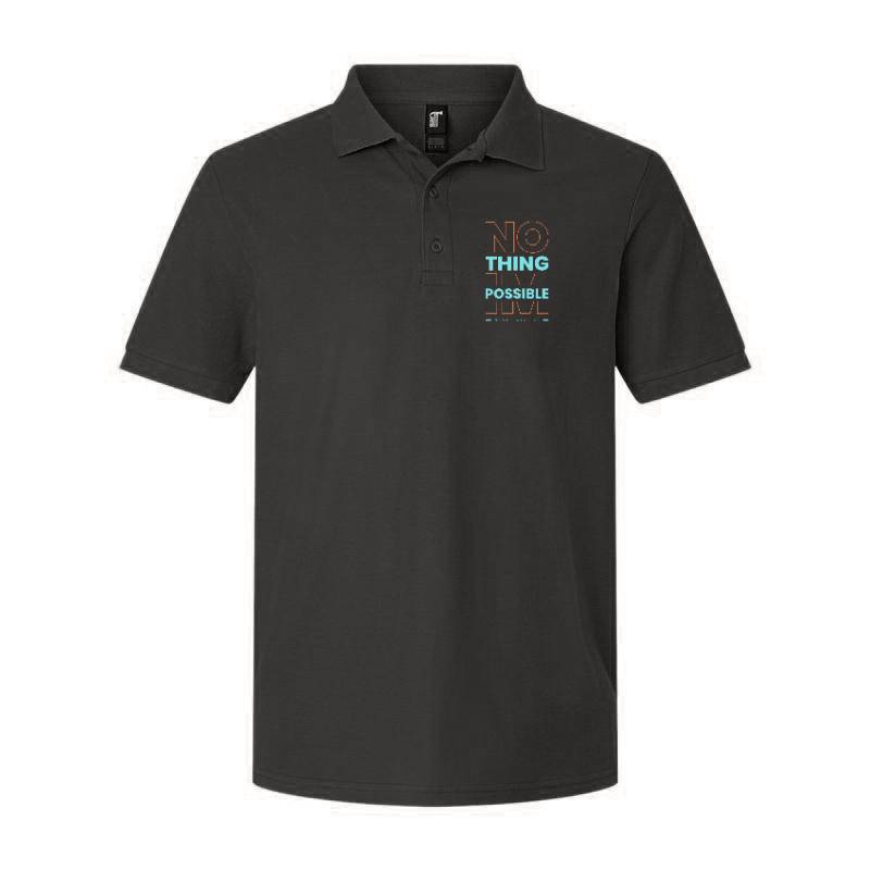 Never Give Up Polo T-Shirt
