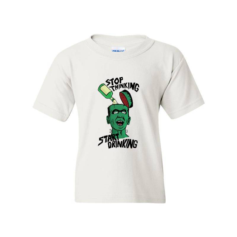 Stop Thinking Start Drinking T-Shirt