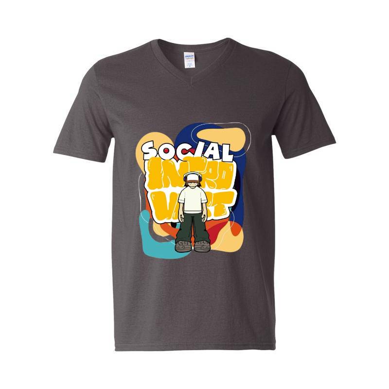 Social V-Neck T-Shirt