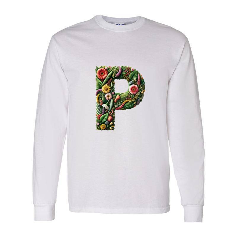 Letter P Long Sleeve Shirt