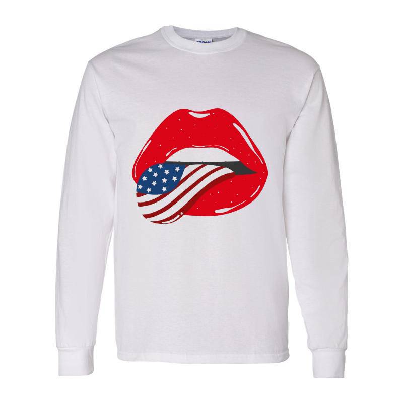 American Flag Long Sleeve Shirt