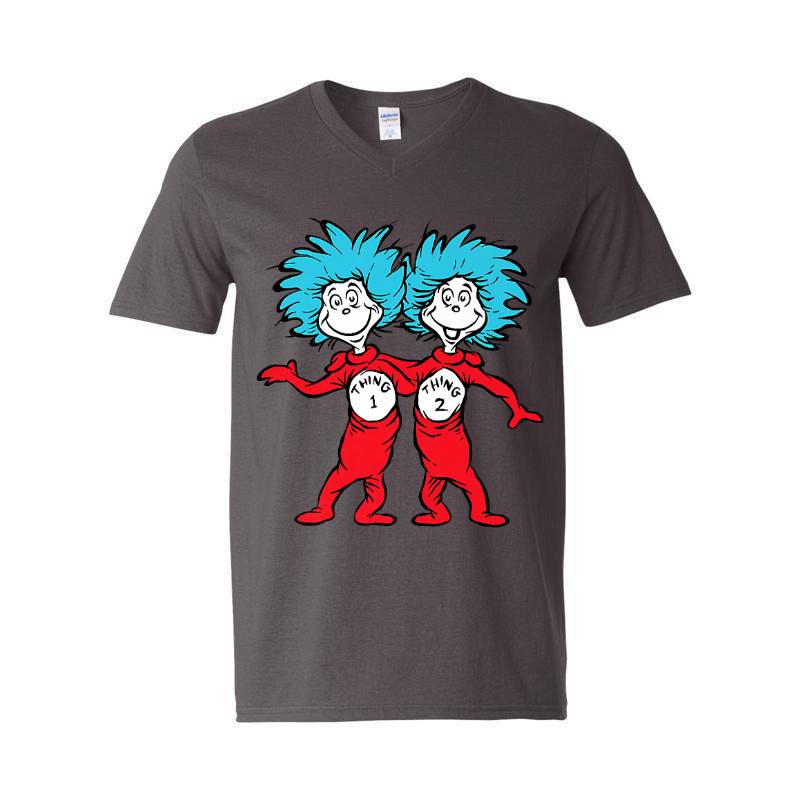 Thing And Thing V-Neck T-Shirt