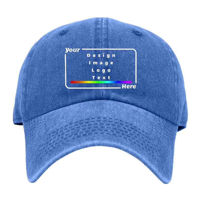 Your Design Here Multi Color Caps Baseball Cap