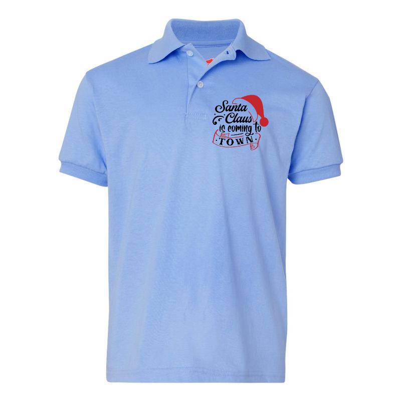 Santa Claus Is Coming To Town Polo T-Shirt