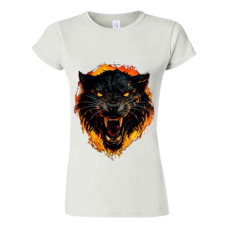 Night Wolf Ladies Fitted T-Shirt