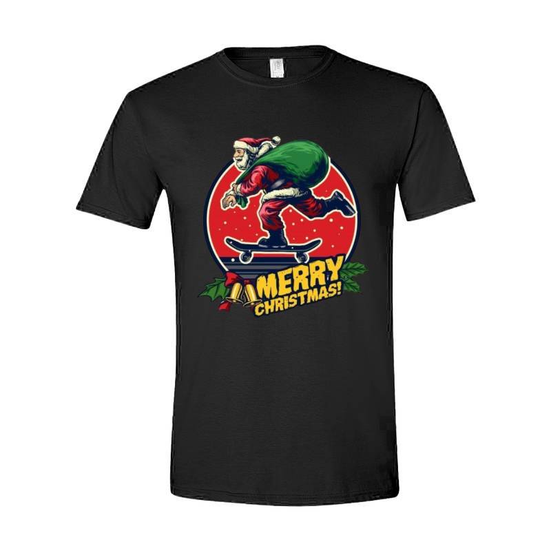 Skate Santa Claus T-Shirt