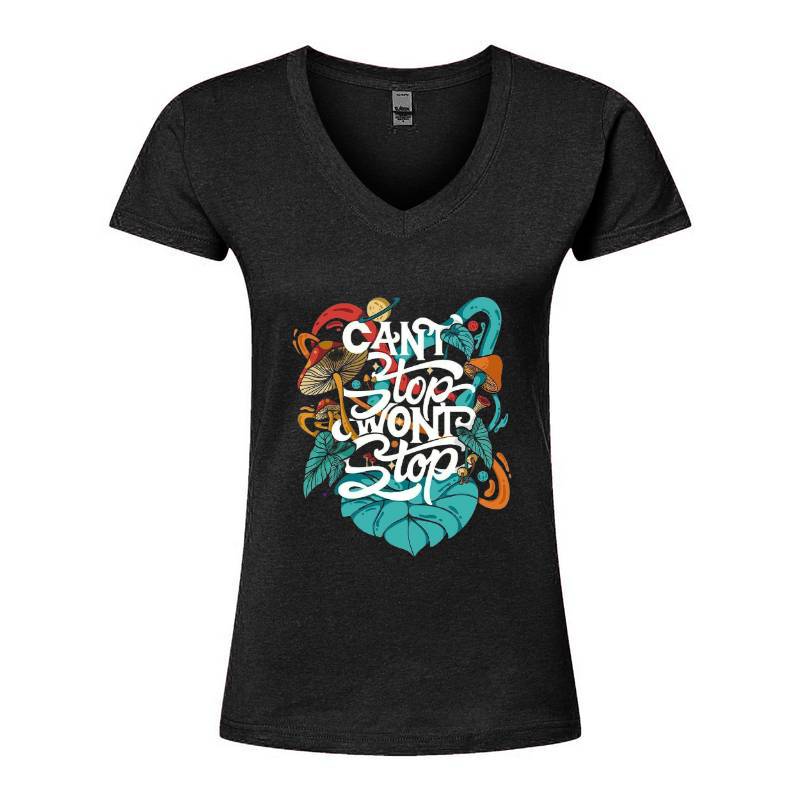 Can't Stop V-Neck T-Shirt