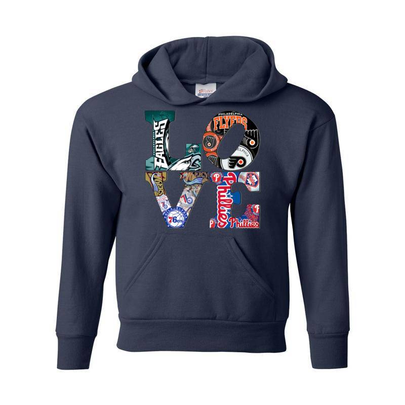 Philly Teams Love Hoodie