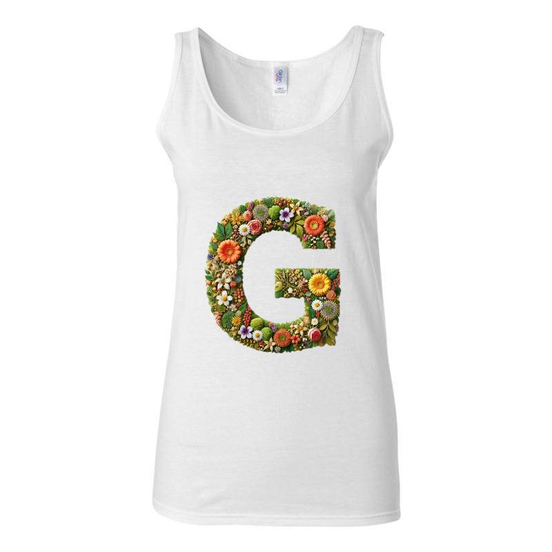 Letter G Tank Top T-Shirt