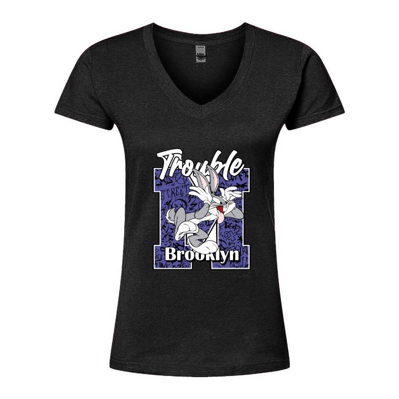 Trouble Brooklyn V-Neck T-Shirt