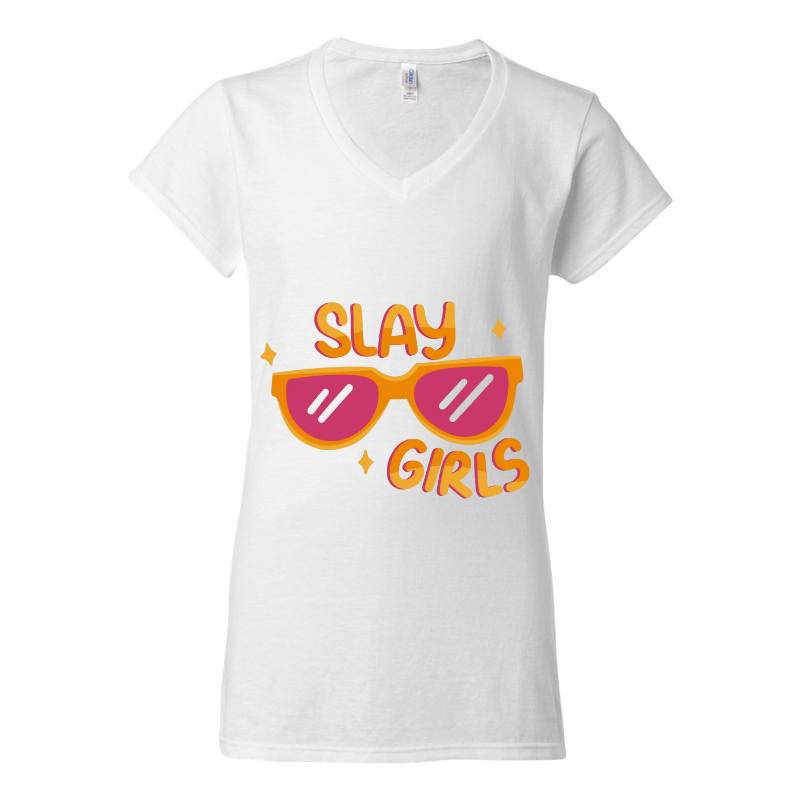 Slay girls V-Neck T-Shirt