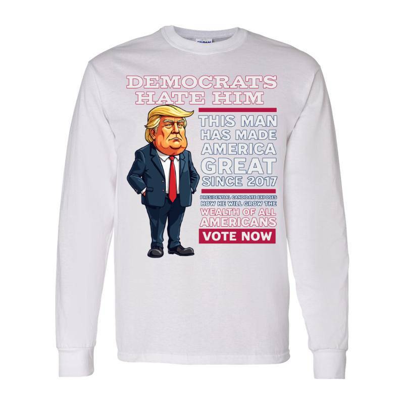 Trump Vote Tank Top Long Sleeve Shirt