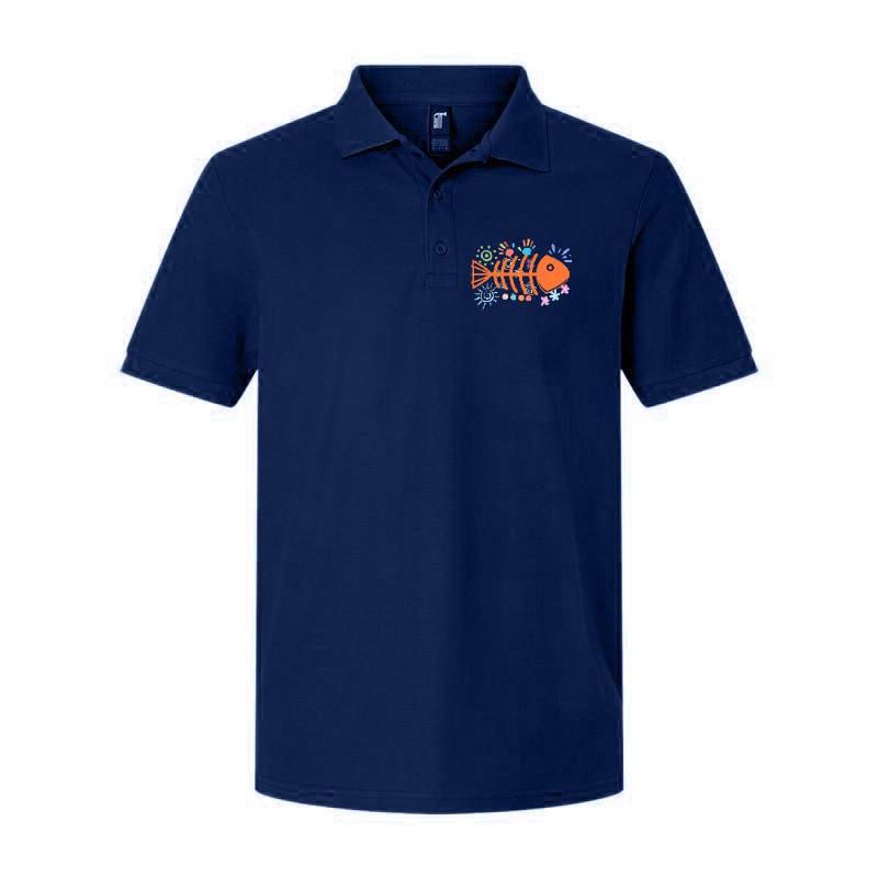 Fish Christmas Polo T-Shirt
