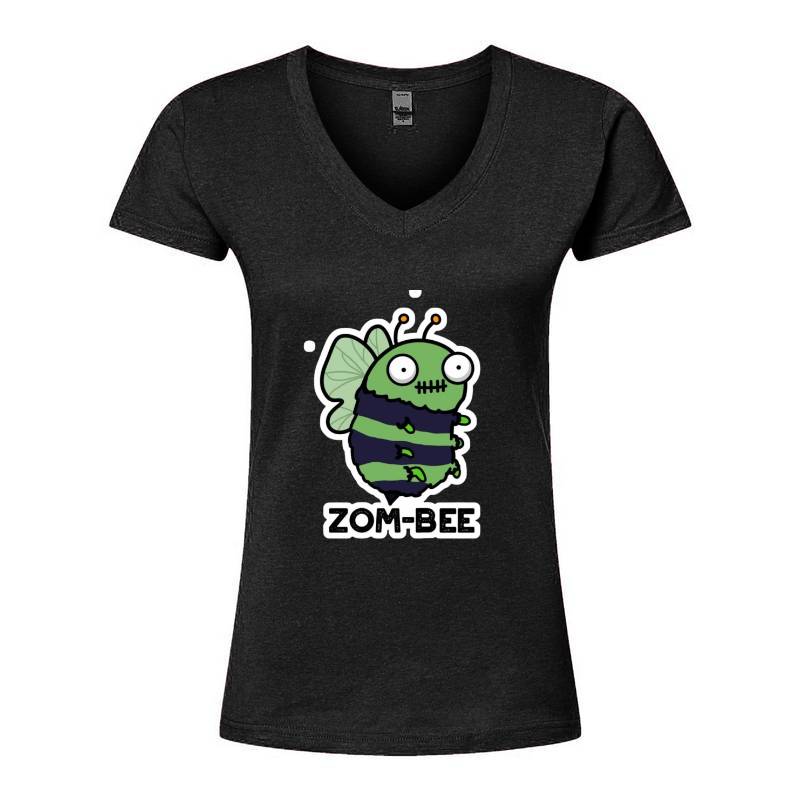 Zombie bee V-Neck T-Shirt