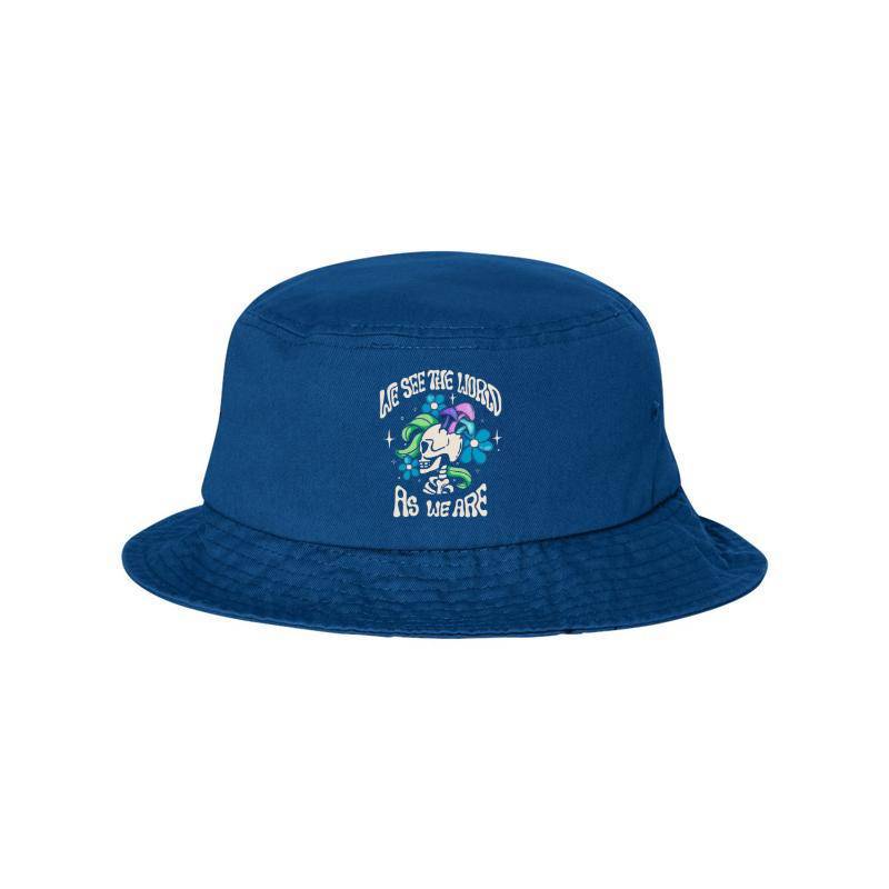 WE SEE THE WORLD AS WE ARE Bucket Hat