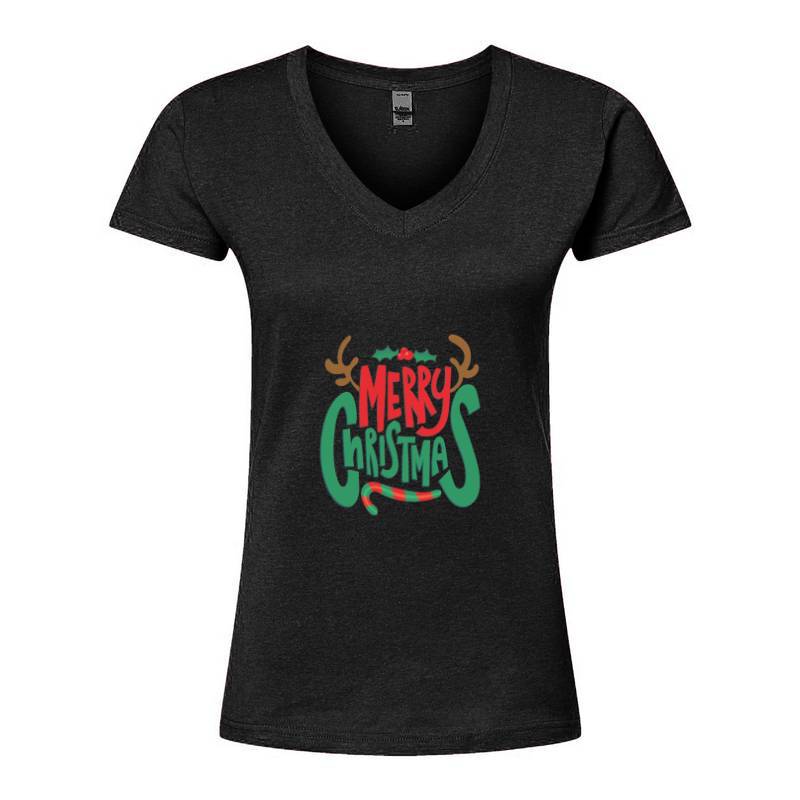 Merry Cristmas V-Neck T-Shirt