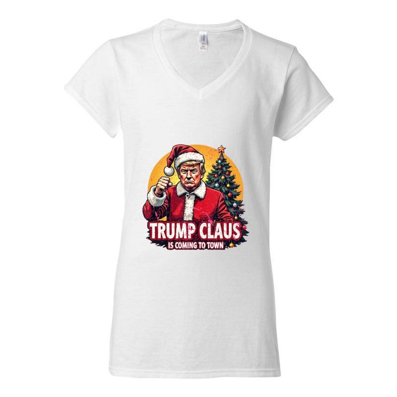 Trump Christmas V-Neck T-Shirt